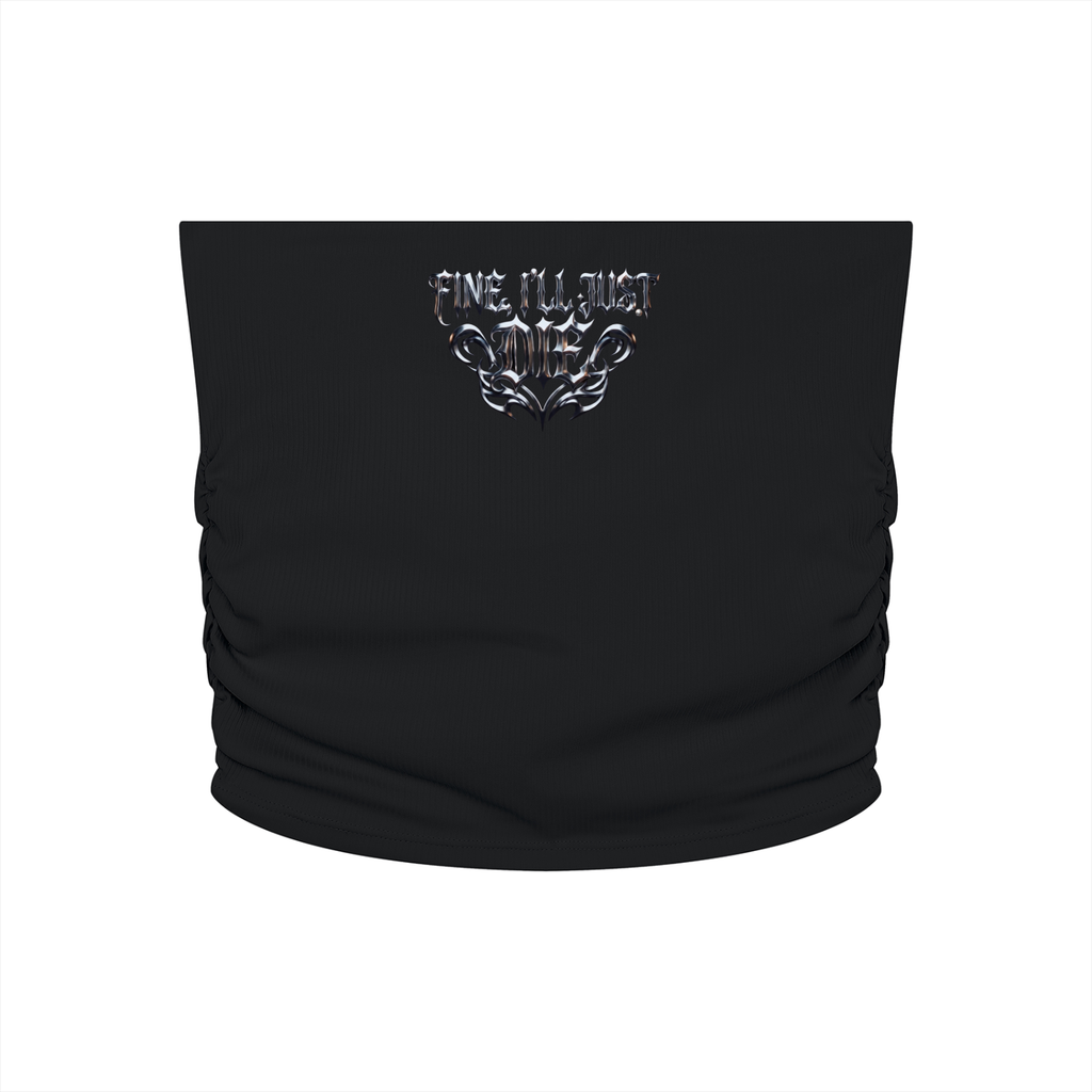 Women’s Ruched Cropped Yoga Tube Top
