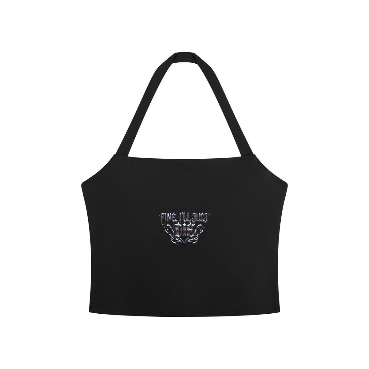 Women's Halter Crop Sports Bra