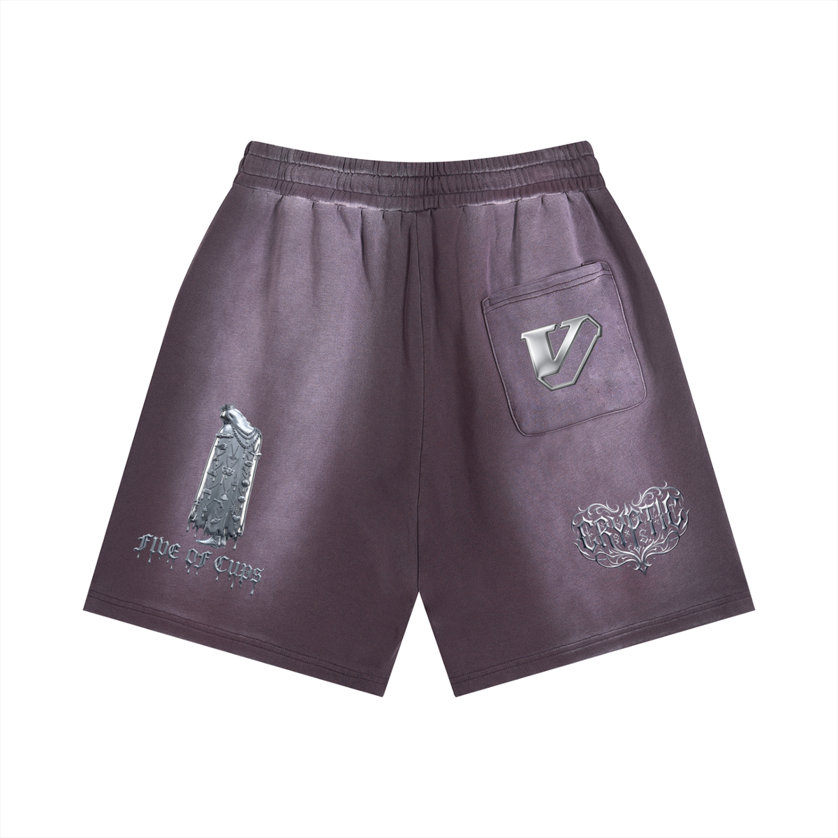 Sun Fade Distressed Shorts