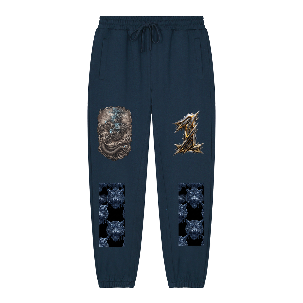 Unisex Loose Fit Tapered Joggers