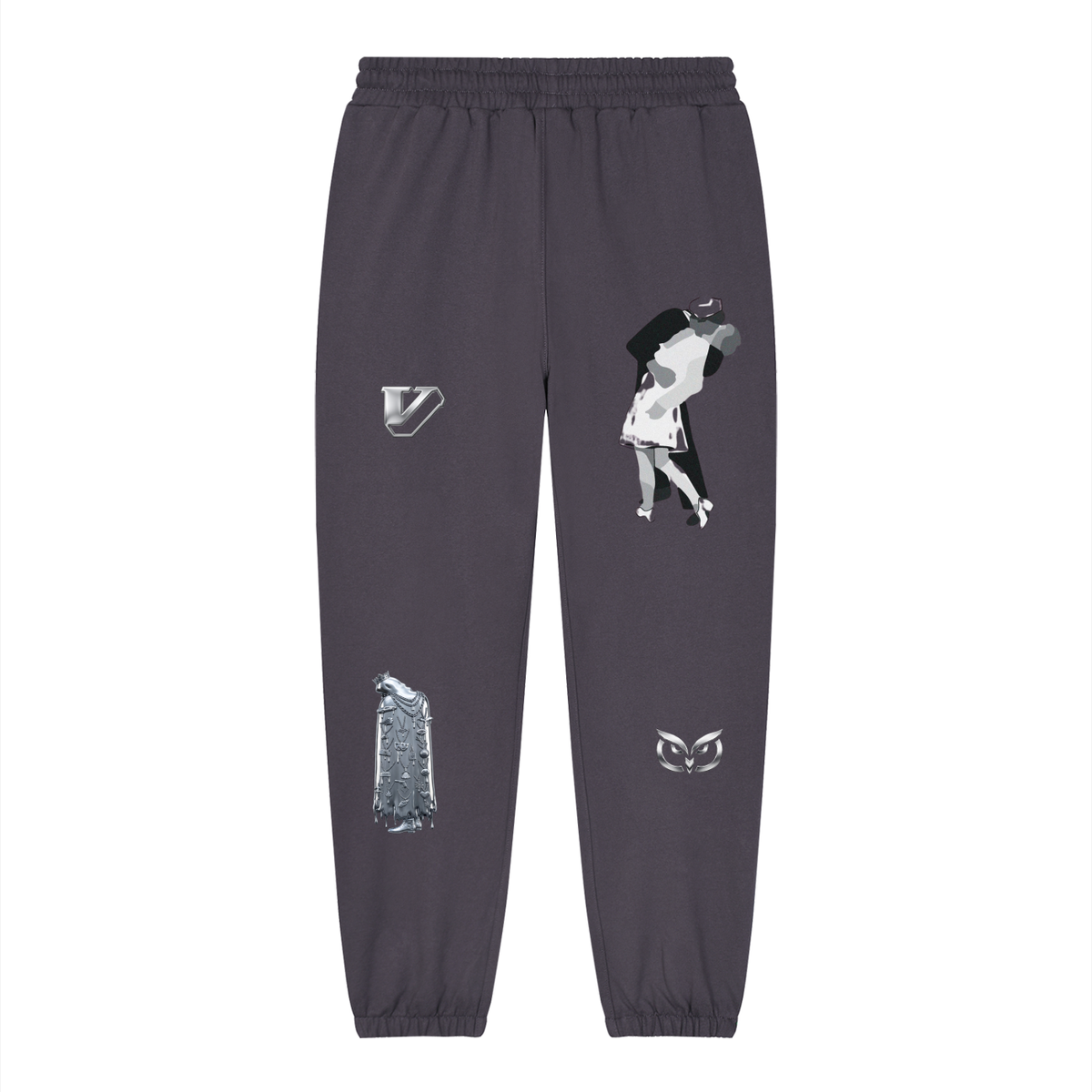 Unisex Loose Fit Tapered Joggers