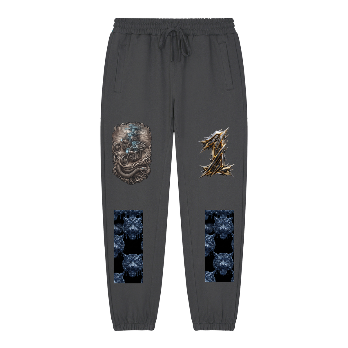 Unisex Loose Fit Tapered Joggers