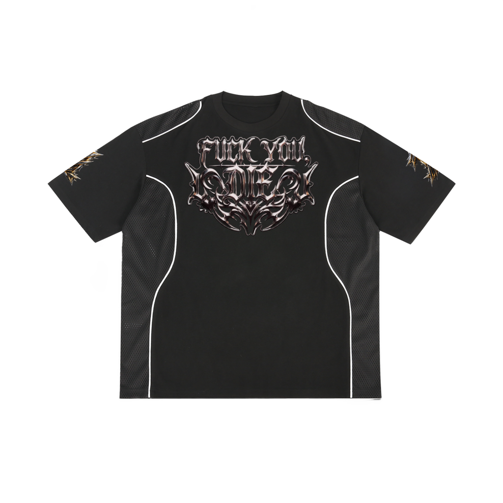 Contrast Piped Panel T-Shirt