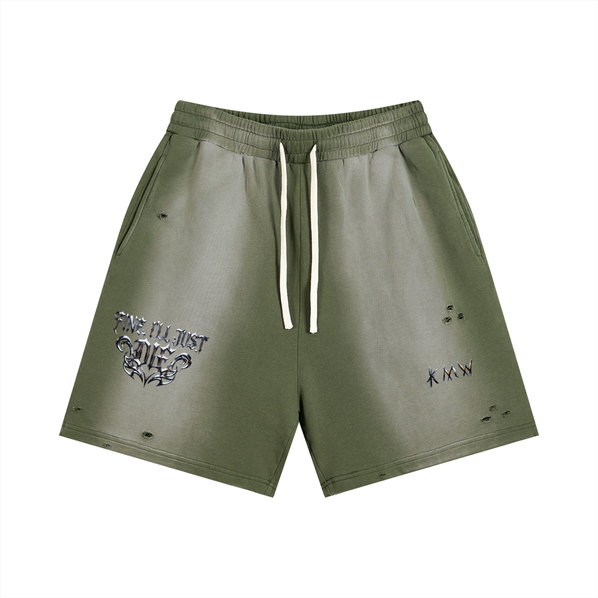 Sun Fade Distressed Shorts