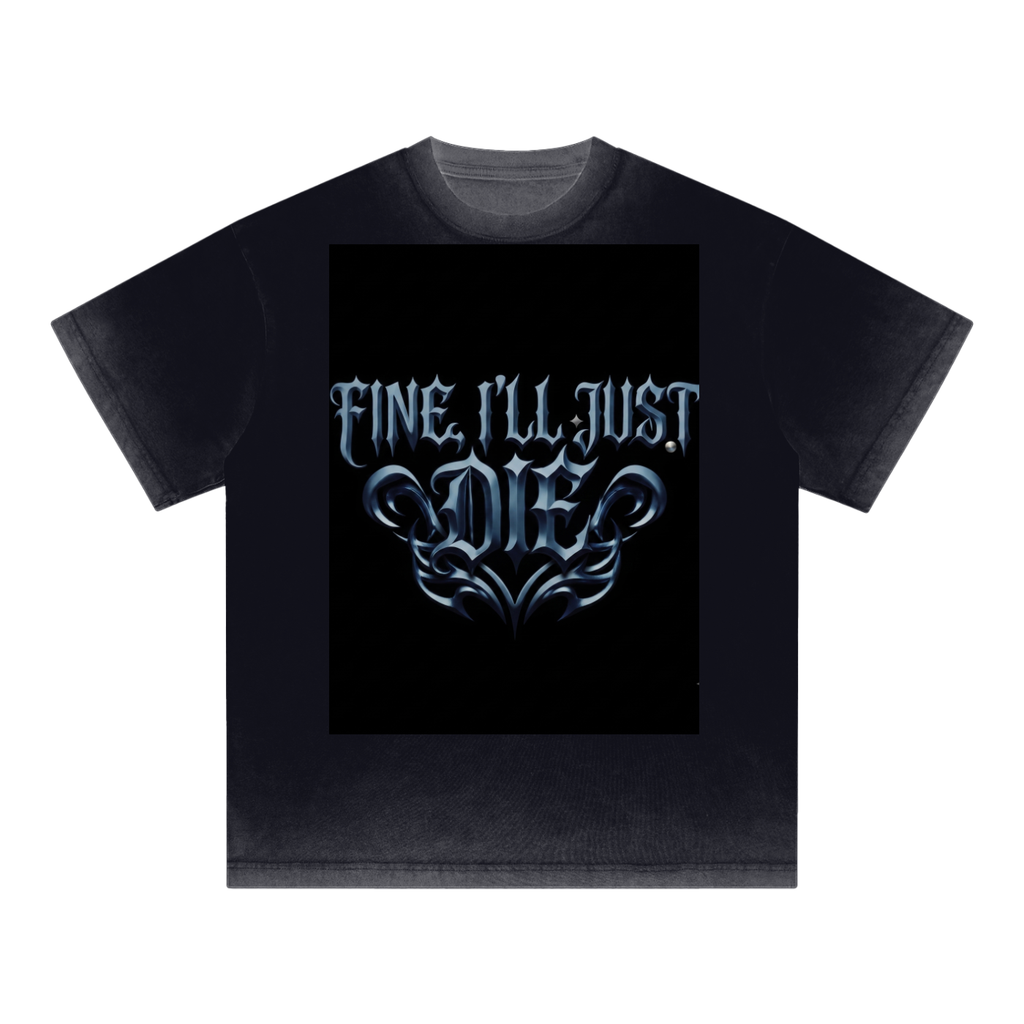 Reverse Dyed Loose Cotton T-Shirt