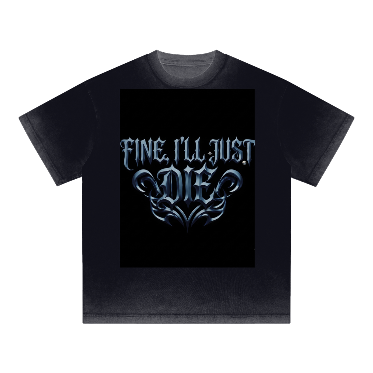 Reverse Dyed Loose Cotton T-Shirt