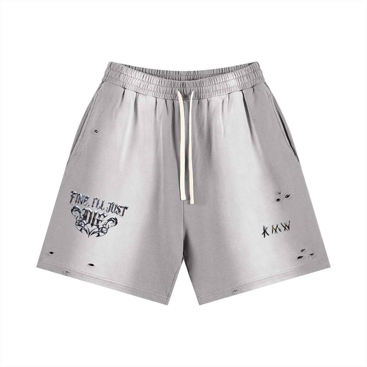 Sun Fade Distressed Shorts