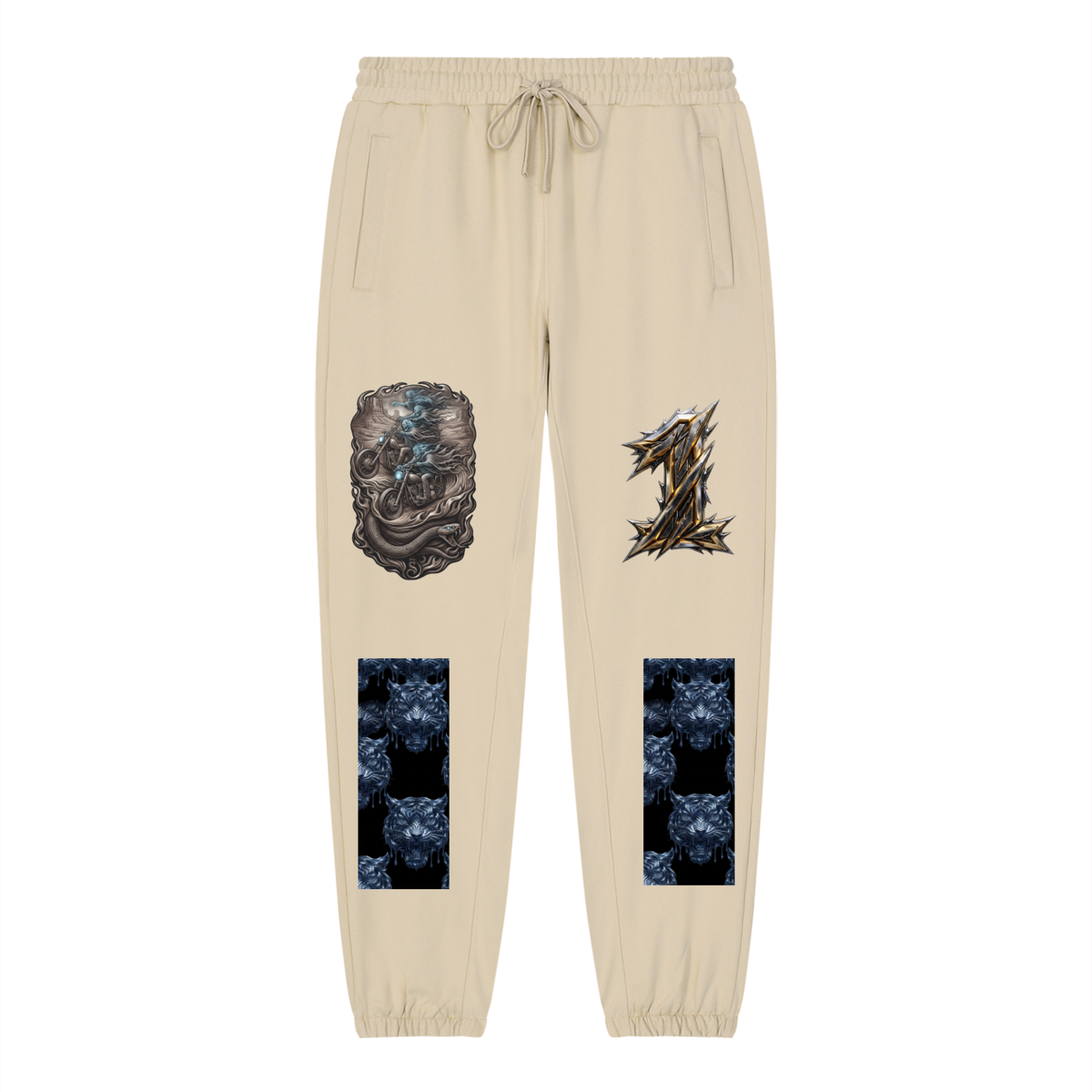 Unisex Loose Fit Tapered Joggers