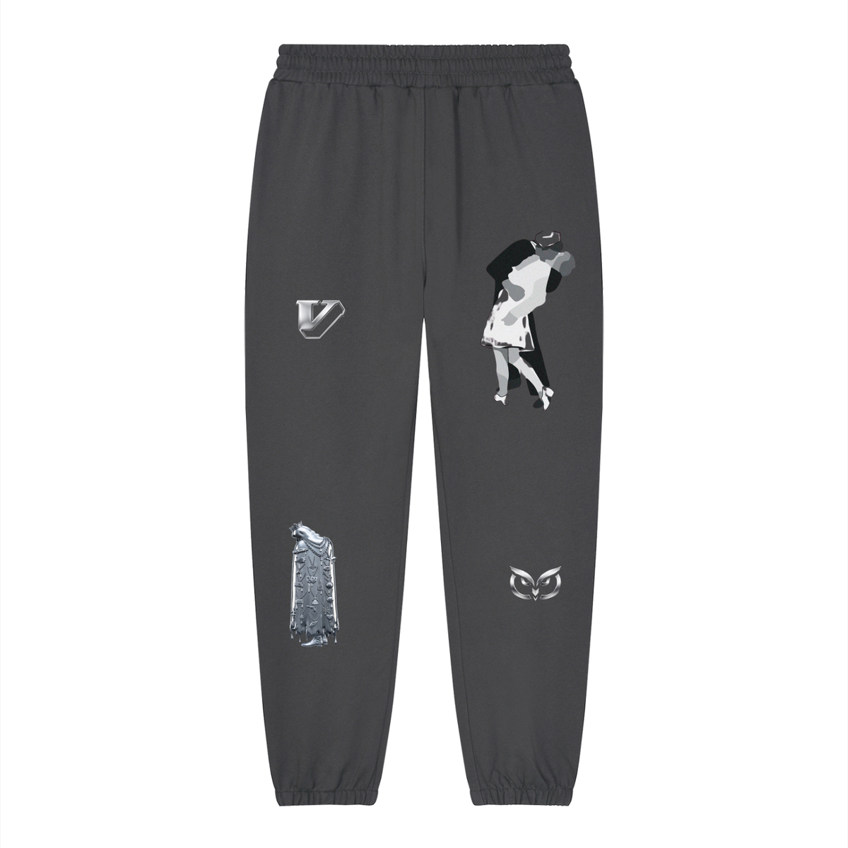 Unisex Loose Fit Tapered Joggers
