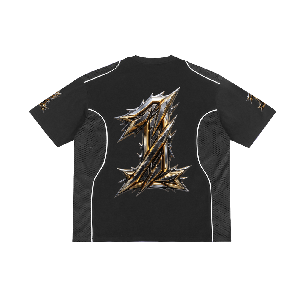 Contrast Piped Panel T-Shirt