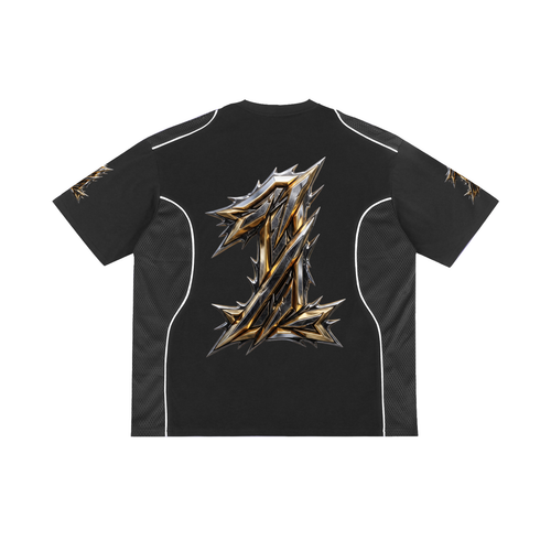 Contrast Piped Panel T-Shirt