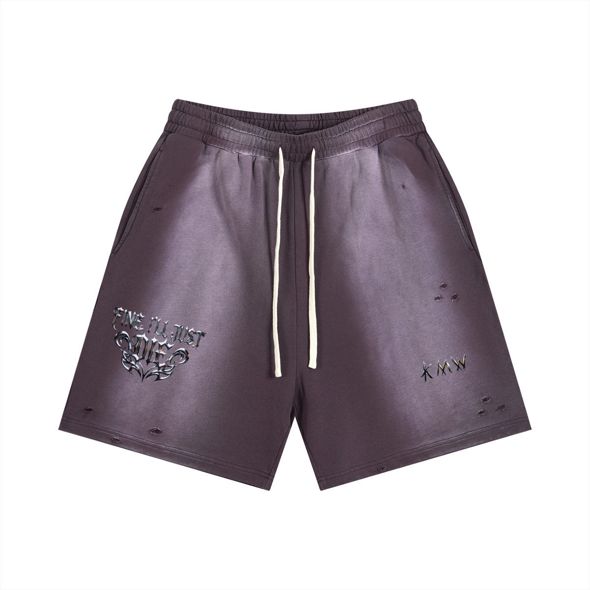 Sun Fade Distressed Shorts
