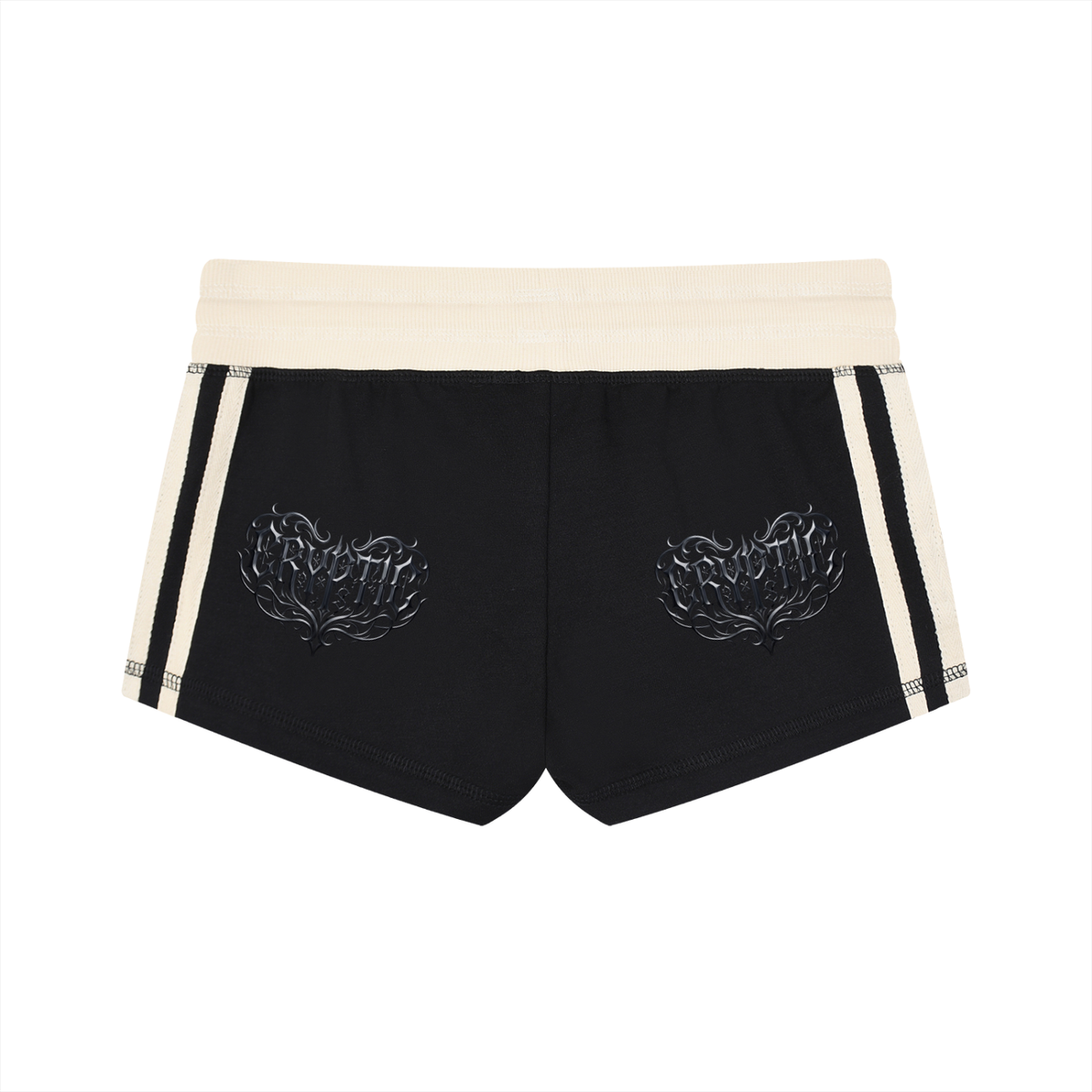 Women's Contrast Stripe Track Shorts