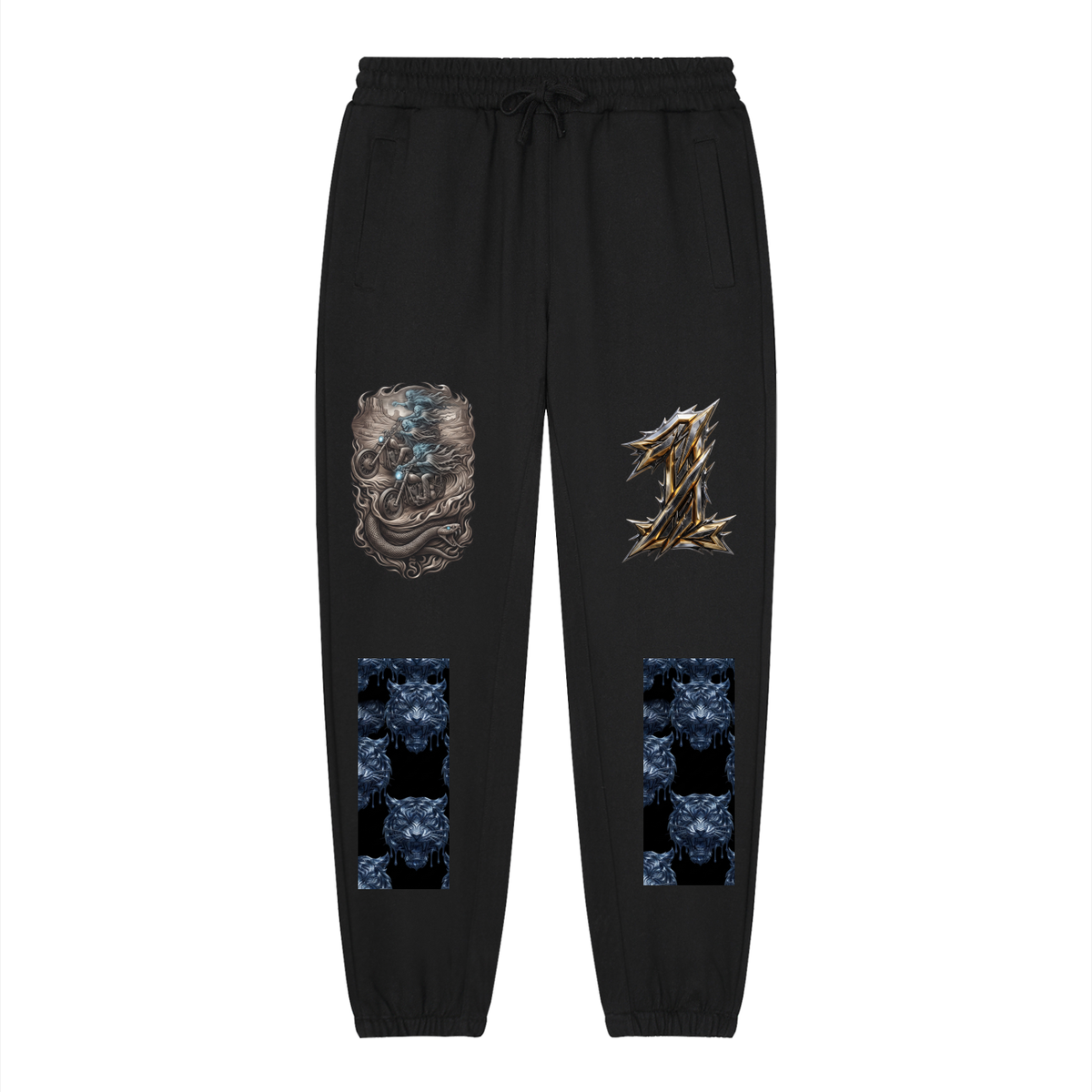 Unisex Loose Fit Tapered Joggers