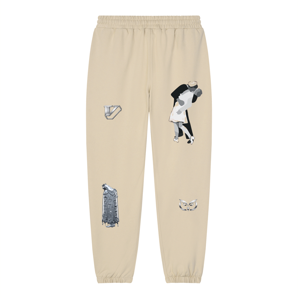 Unisex Loose Fit Tapered Joggers