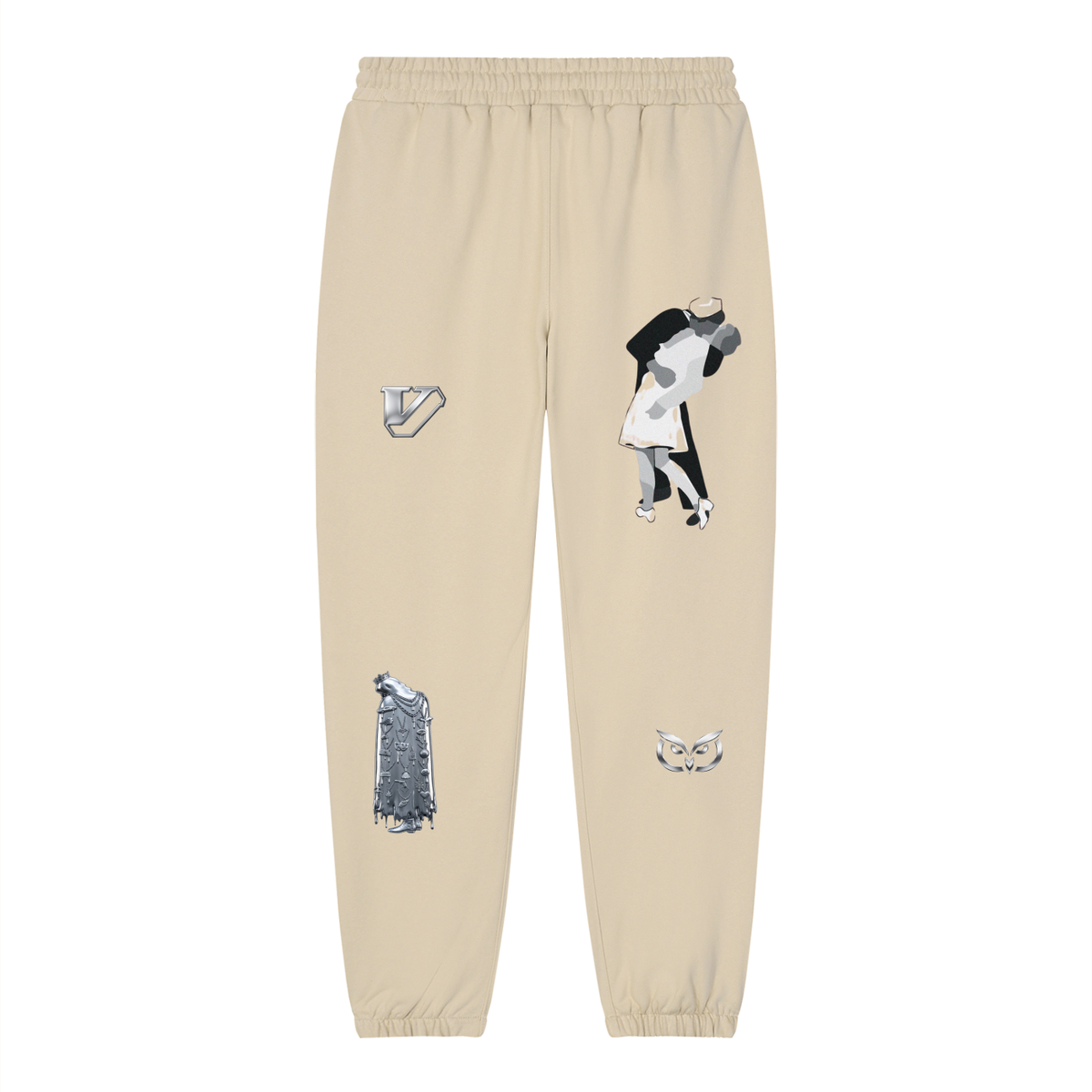 Unisex Loose Fit Tapered Joggers