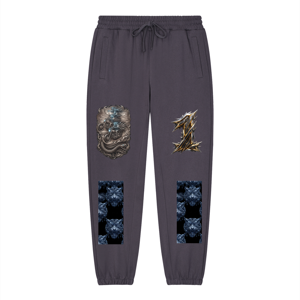 Unisex Loose Fit Tapered Joggers