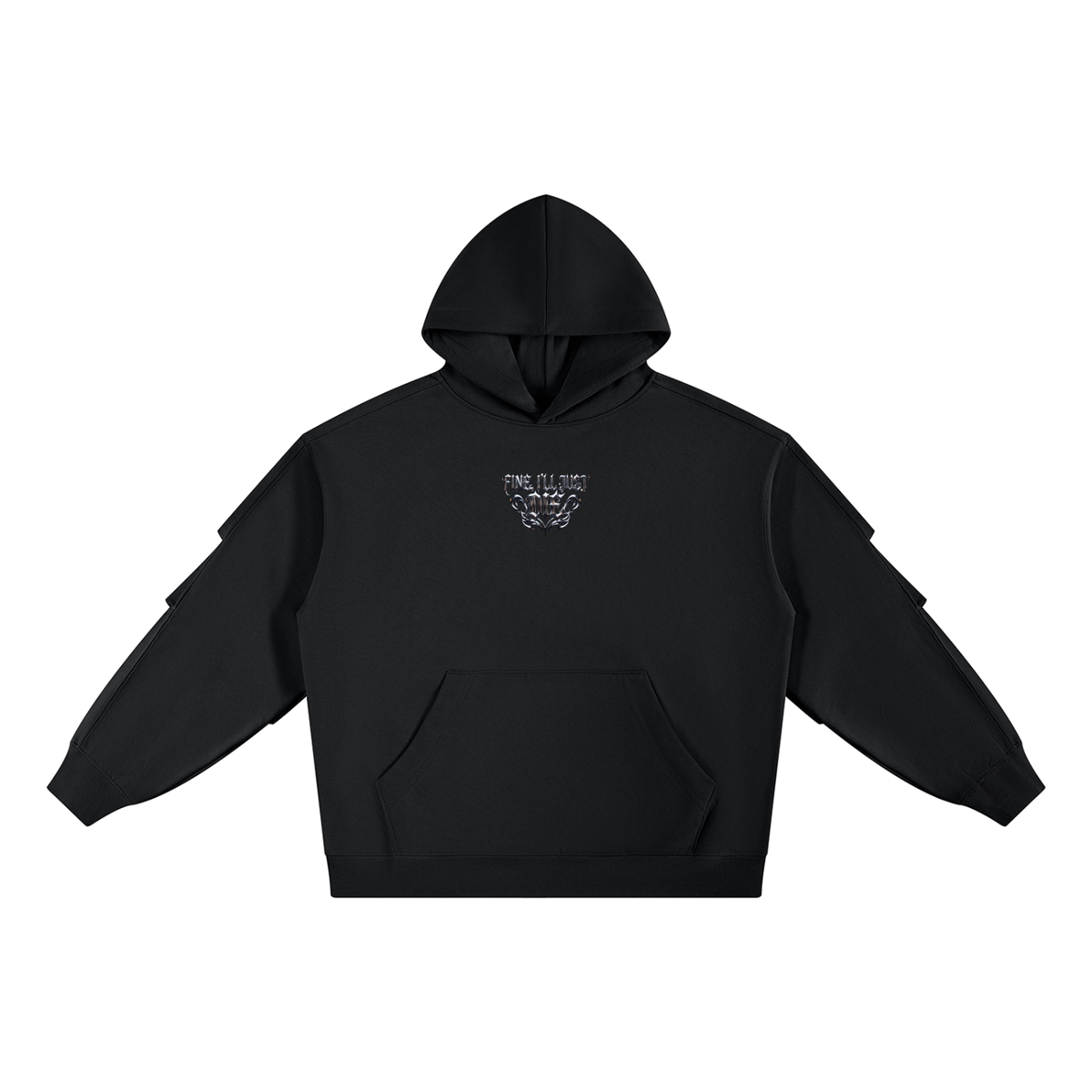 Unisex Heavyweight Ruched Sleeves Hoodie
