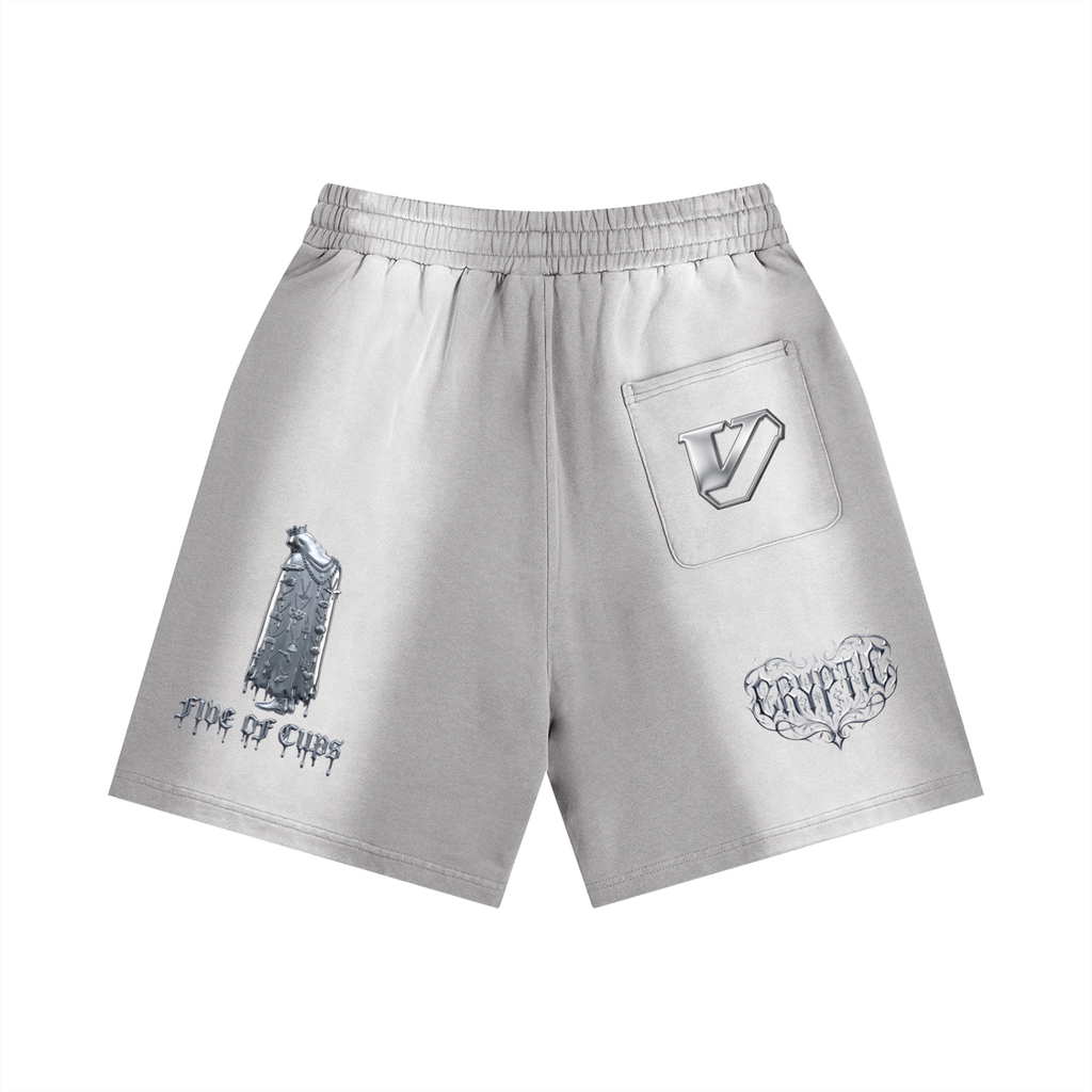 Sun Fade Distressed Shorts
