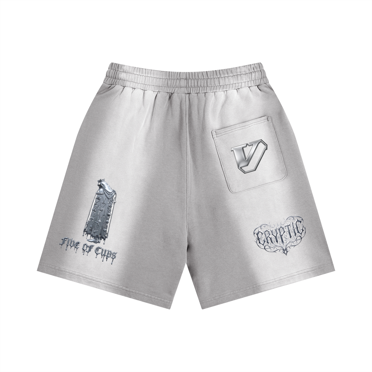 Sun Fade Distressed Shorts