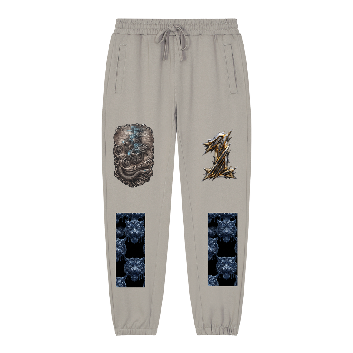 Unisex Loose Fit Tapered Joggers