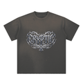 Hand-Frayed Sunfade Paint Splatter T-Shirt