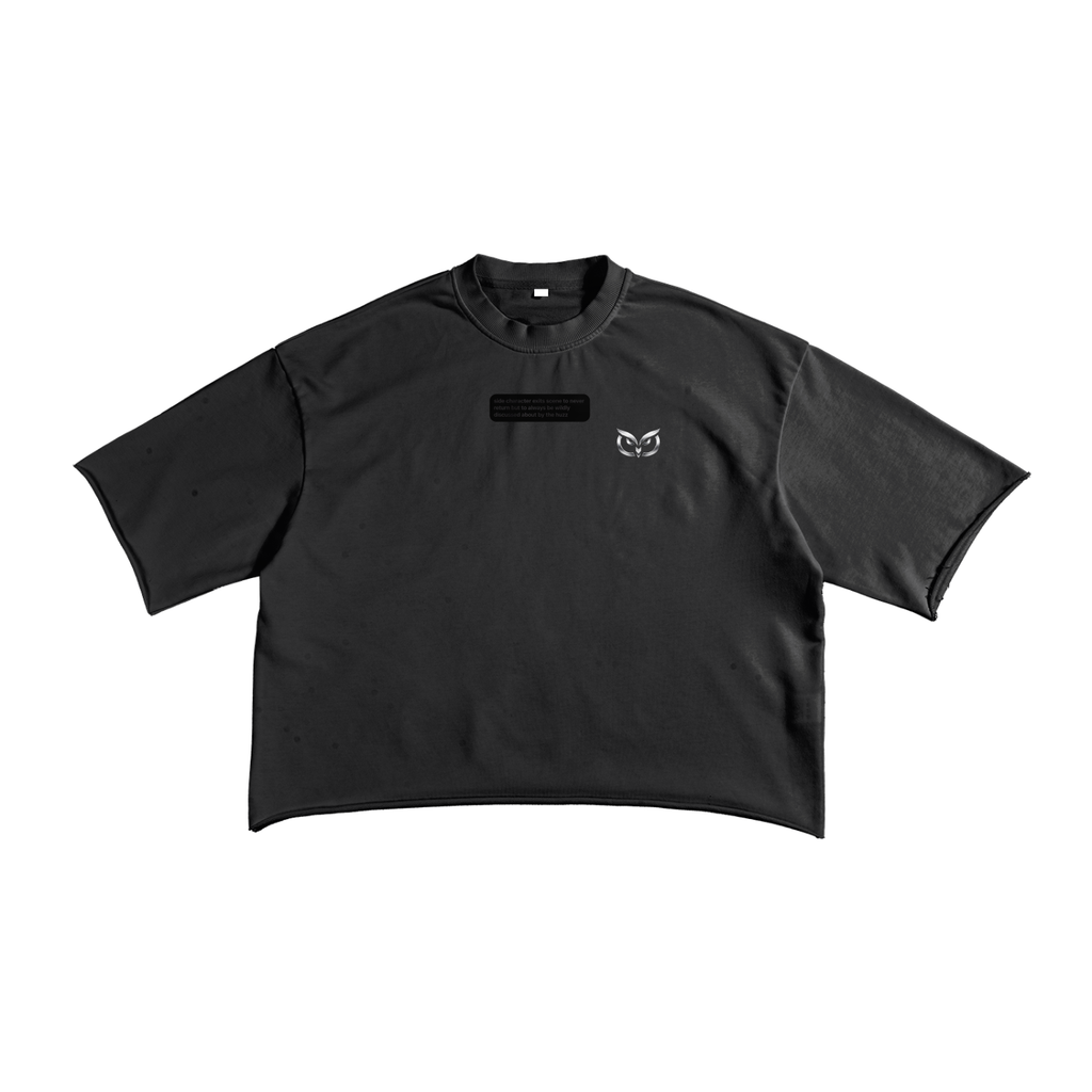 French Terry Raw Edge T-Shirt