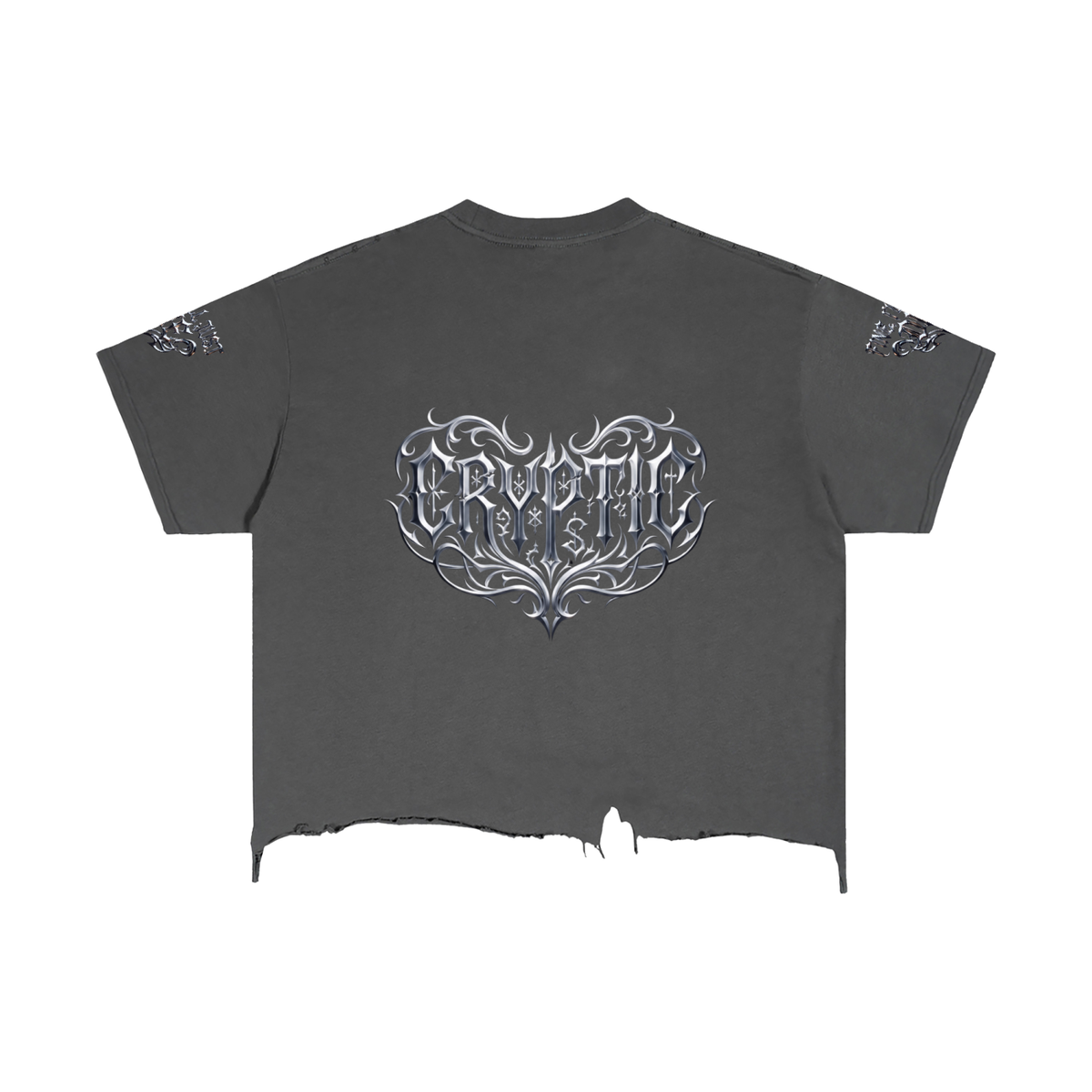 Vintage Wash Boxy Distressed Hem T-Shirt