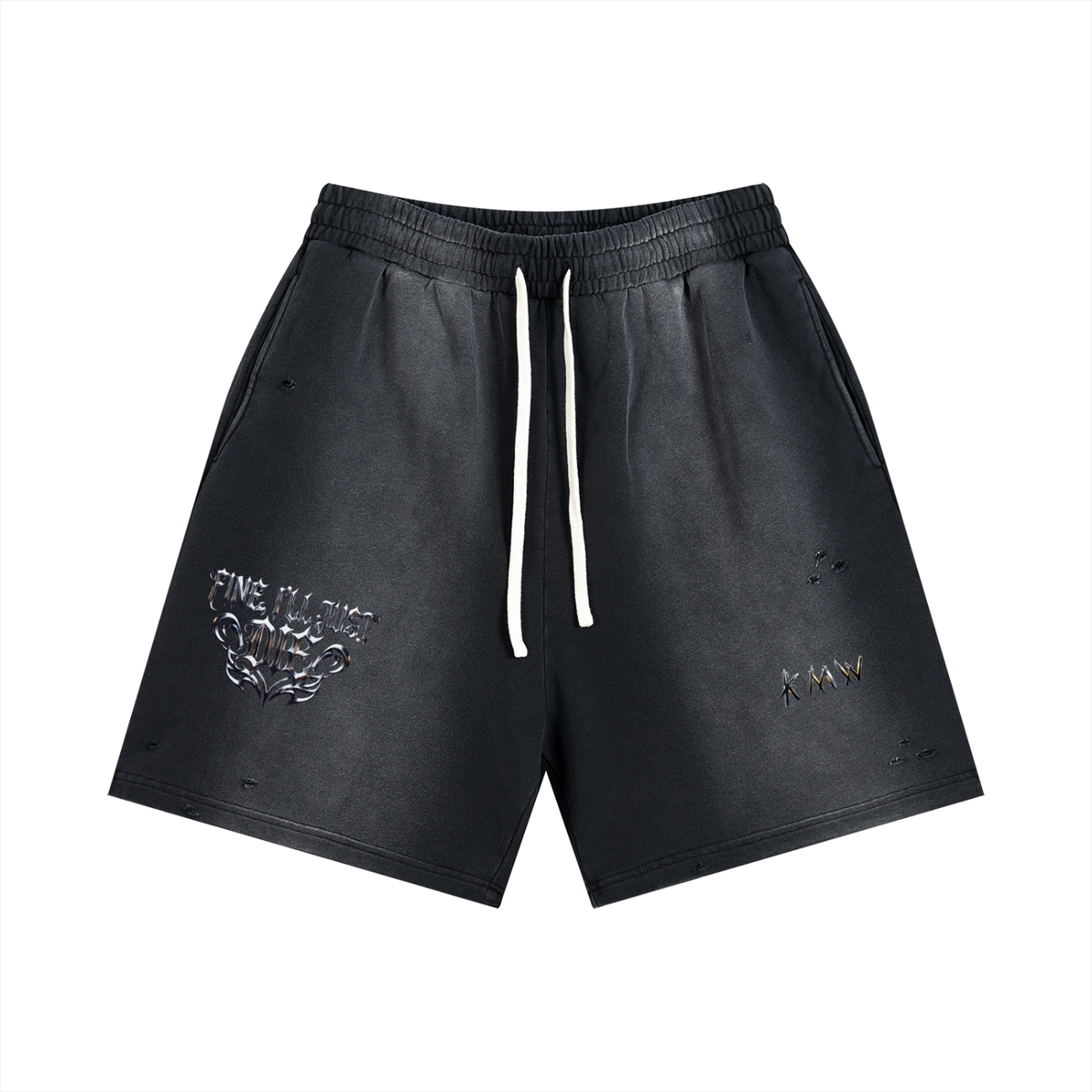 Sun Fade Distressed Shorts