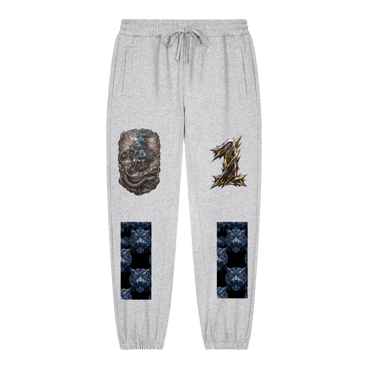 Unisex Loose Fit Tapered Joggers